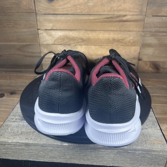 Nike Womens Size 12 WIDE Downshifter 11 Running Black Lace Up Athletic Shoes - Picture 4 of 10